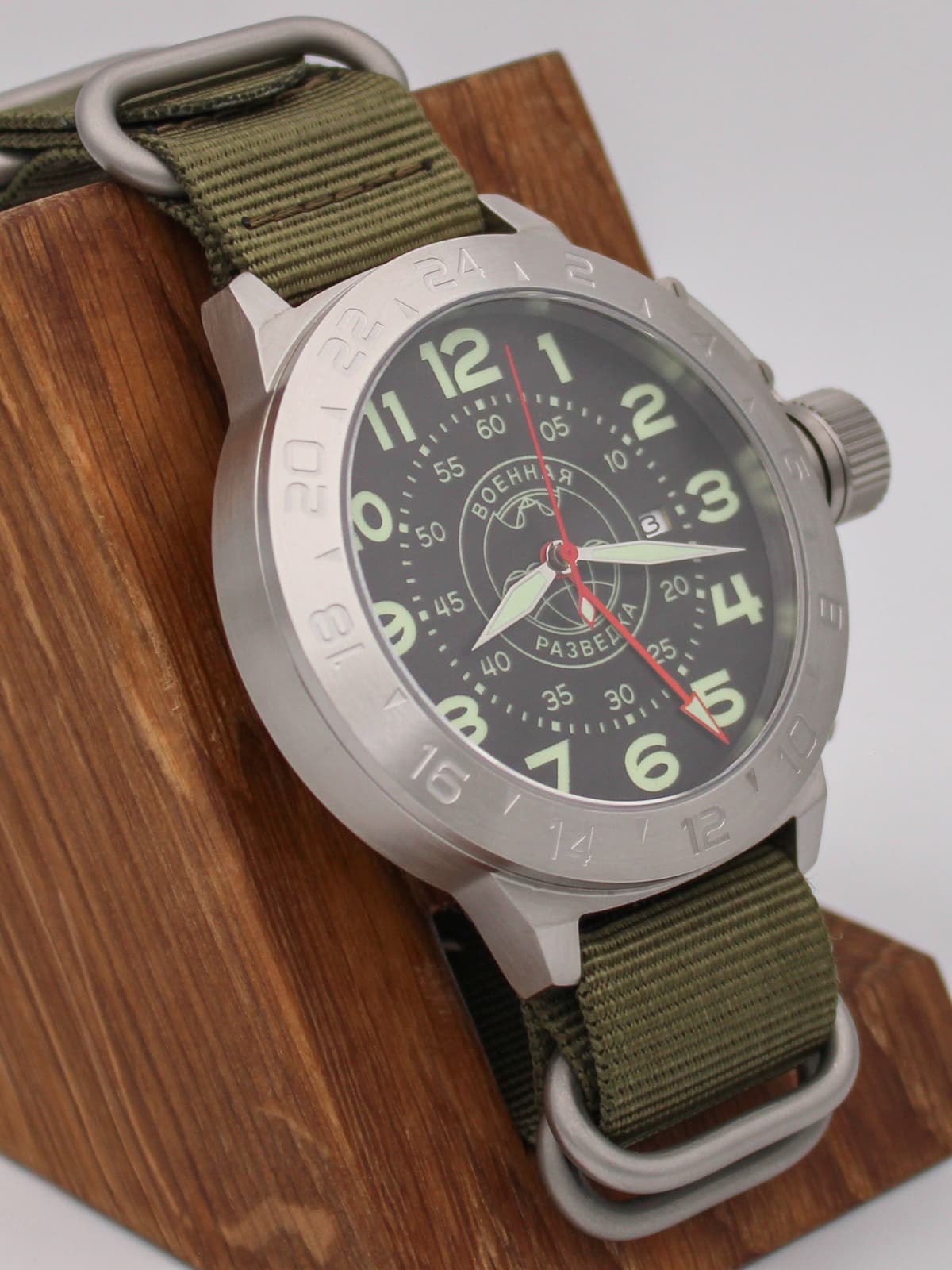 Часы Военная разведка механические с автоподзаводом (Seiko NH34A) 52.169.21