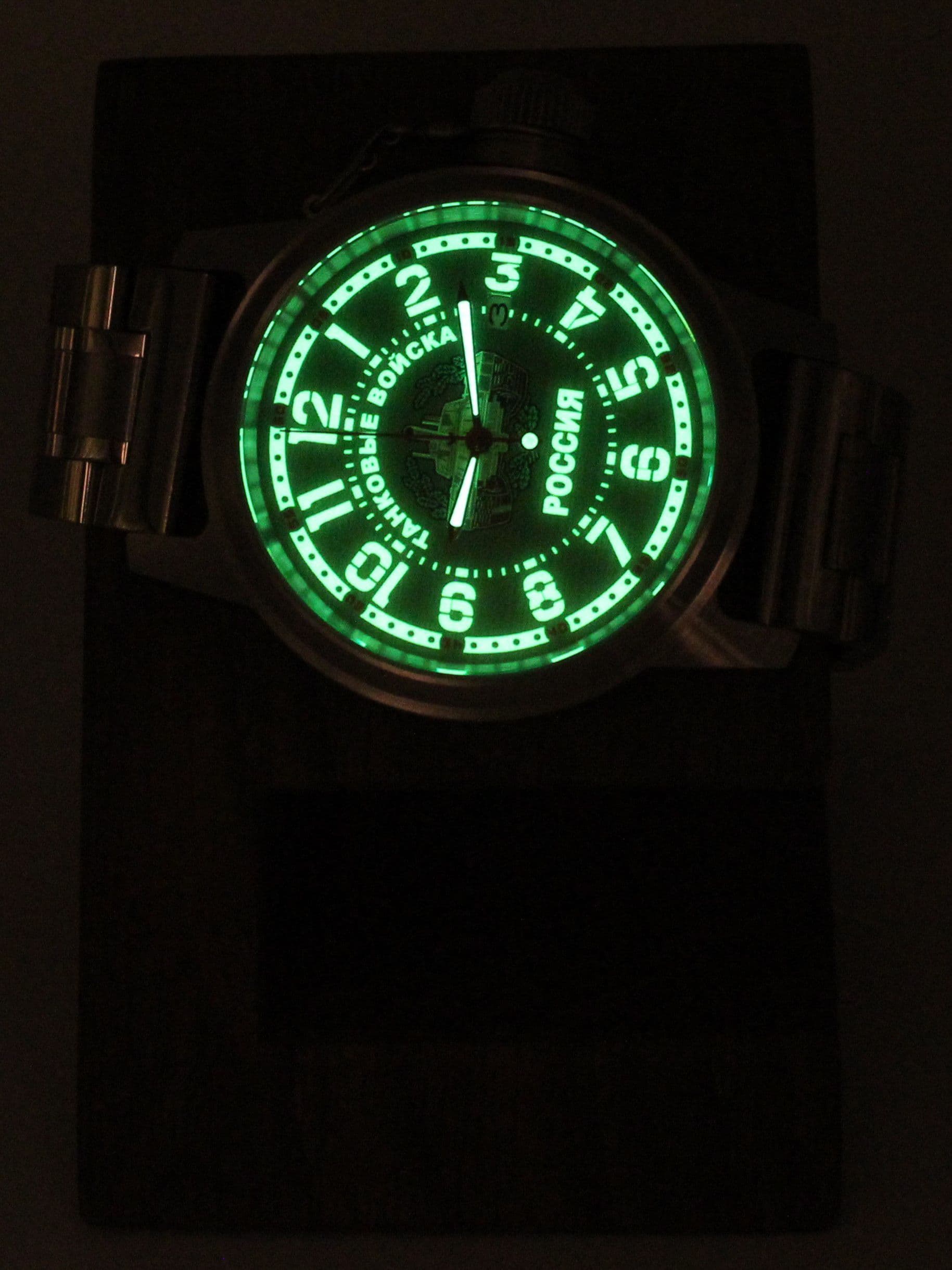 Часы Танковые войска механические с автоподзаводом (Seiko NH35A) 45.270.2