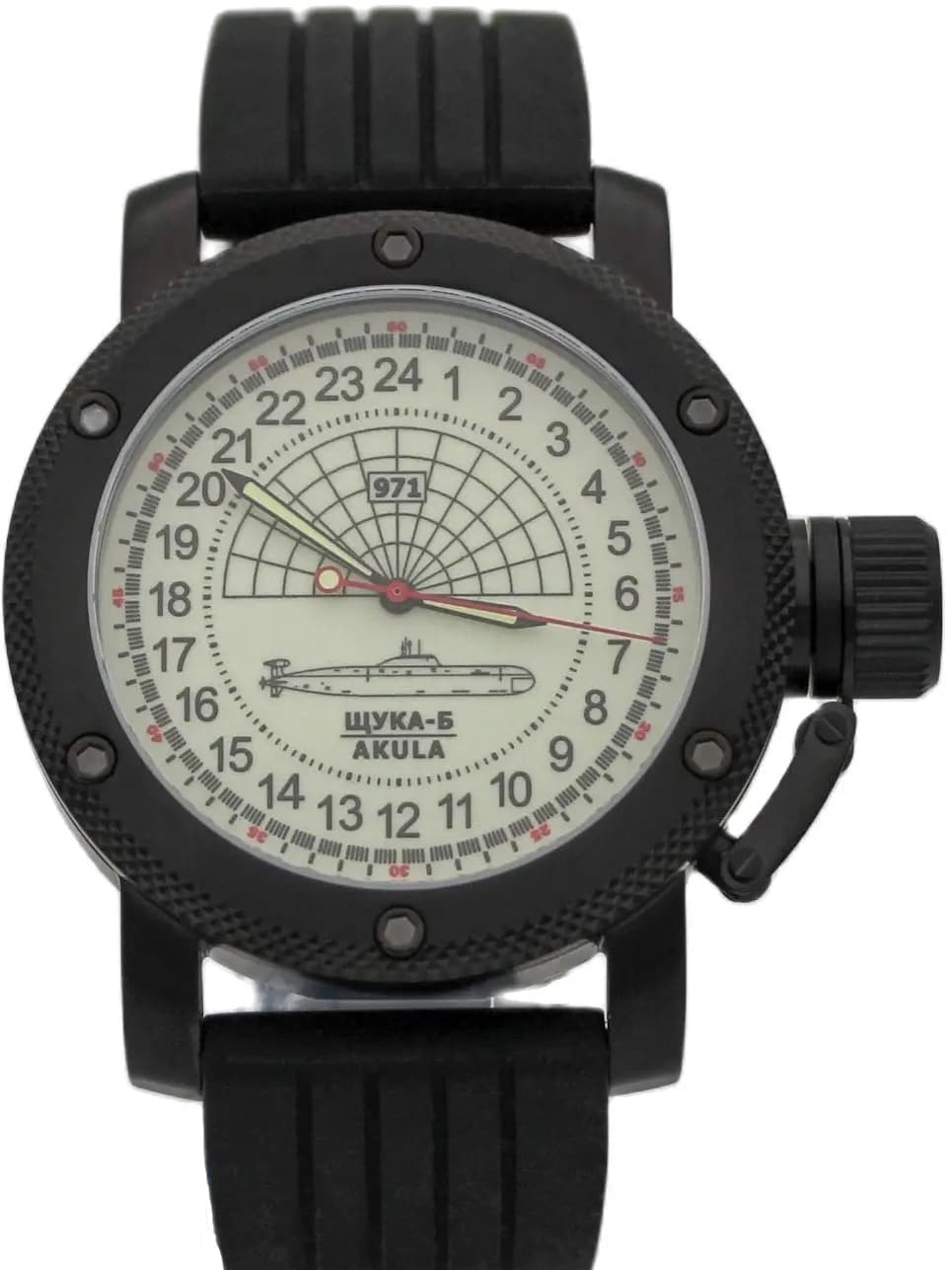 Часы 971 Щука-Б (Акула), механизм Восток 2415.01