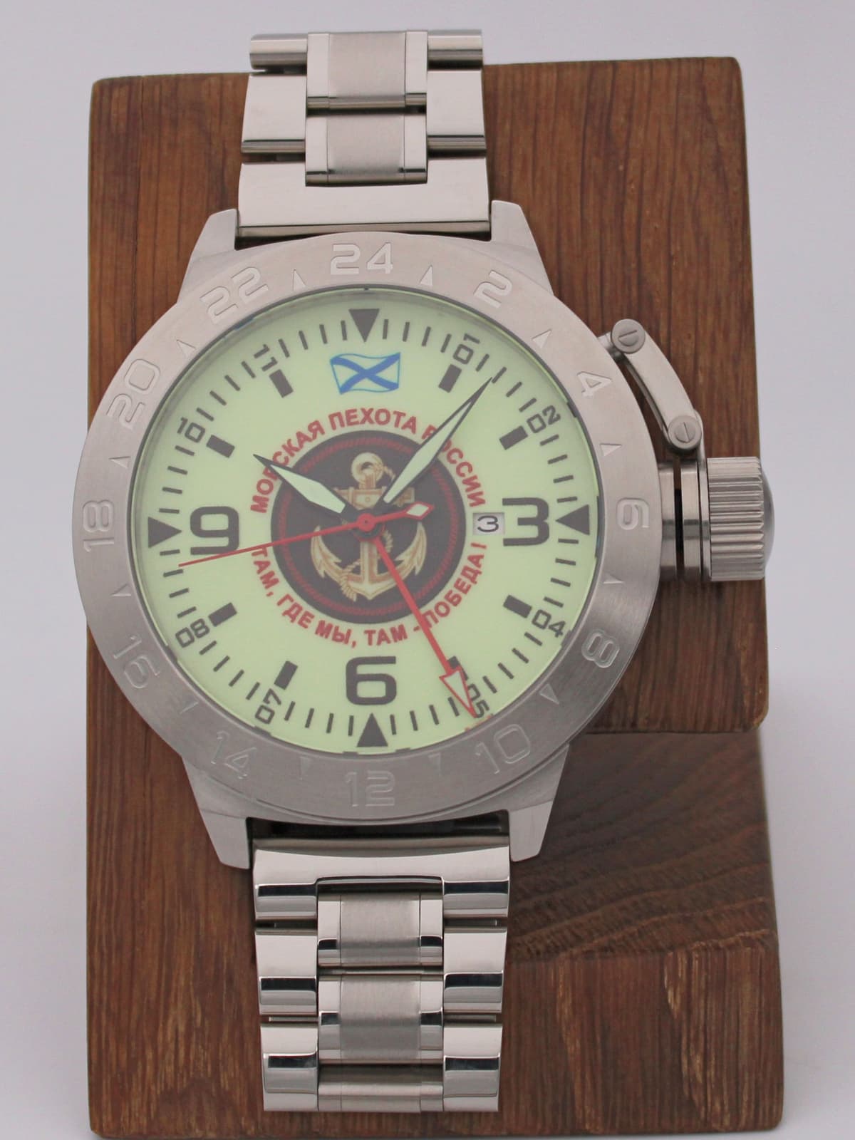 Часы Морская пехота механические с автоподзаводом (Seiko NH34A) 52.166.2