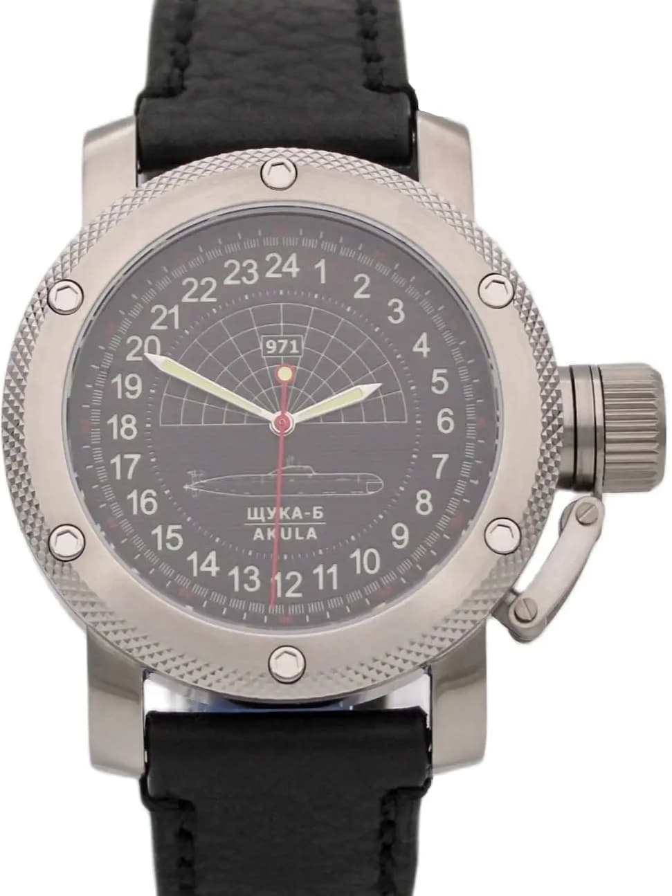 Часы 971 Щука-Б (Акула), механизм Восток 2415.01
