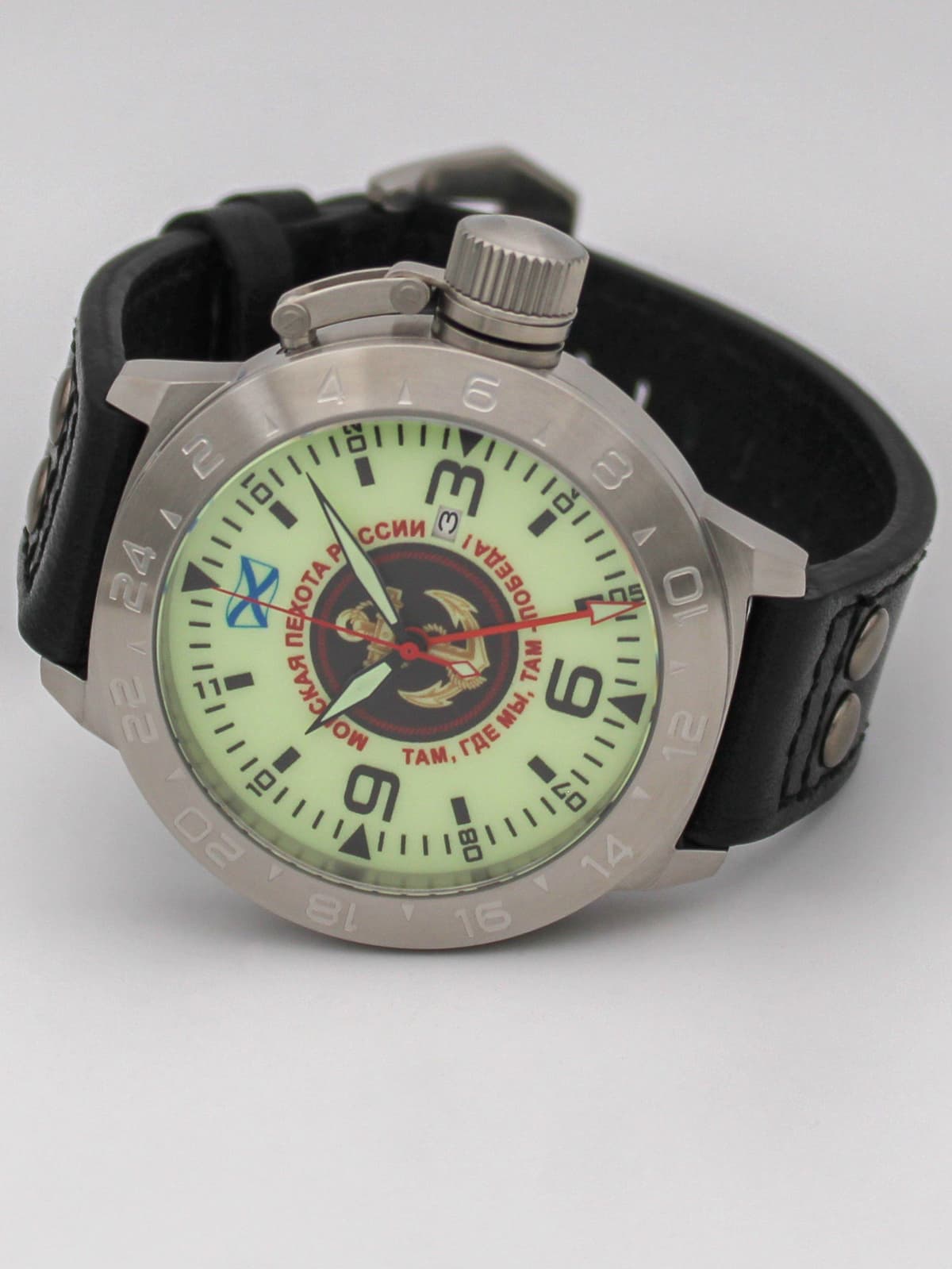 Часы Морская пехота механические с автоподзаводом (Seiko NH34A) 52.166.01