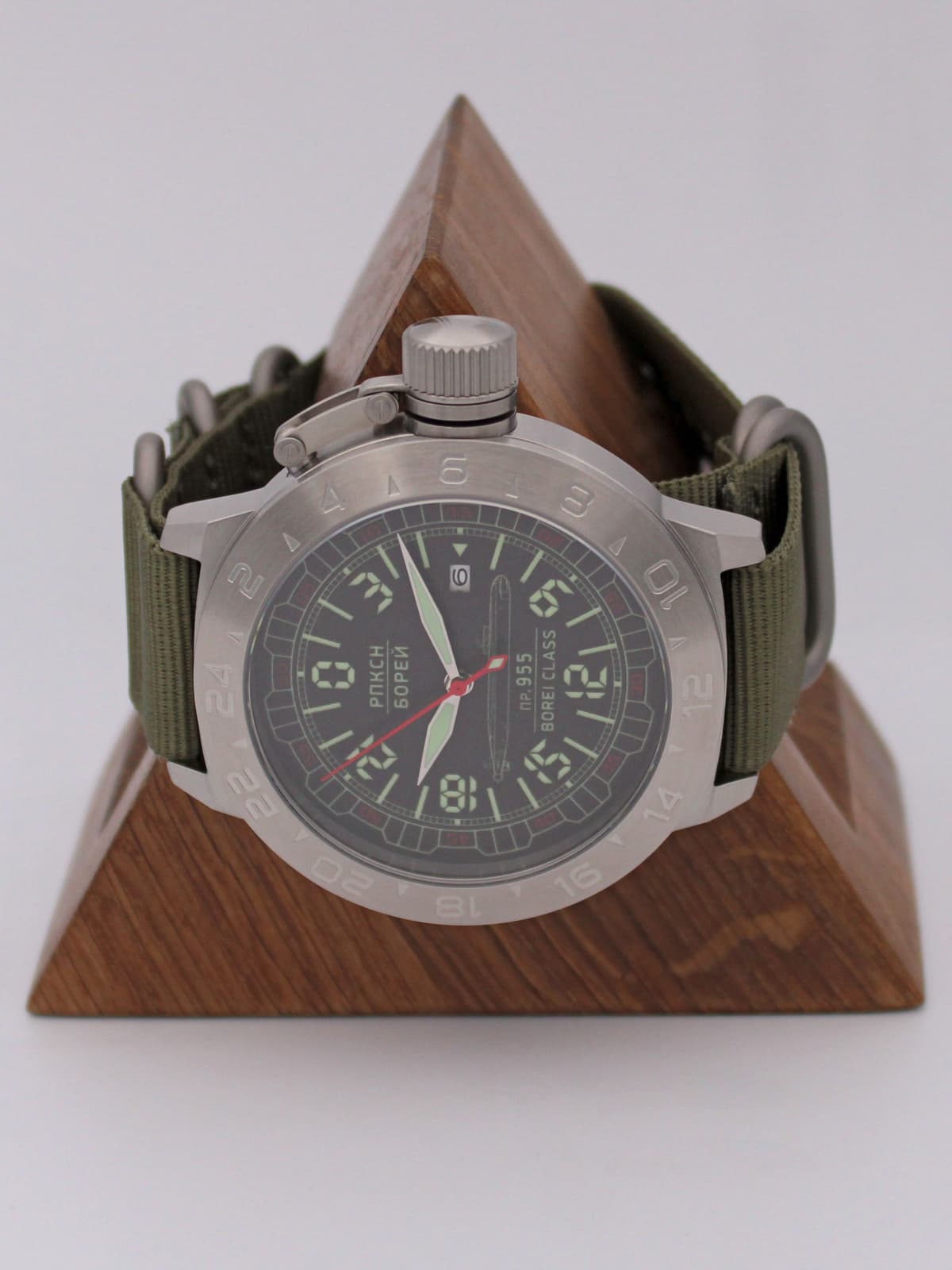 Часы РПКСН 955 Борей (Borei class) механические с автоподзаводом (Seiko NH34A) 52.191.21