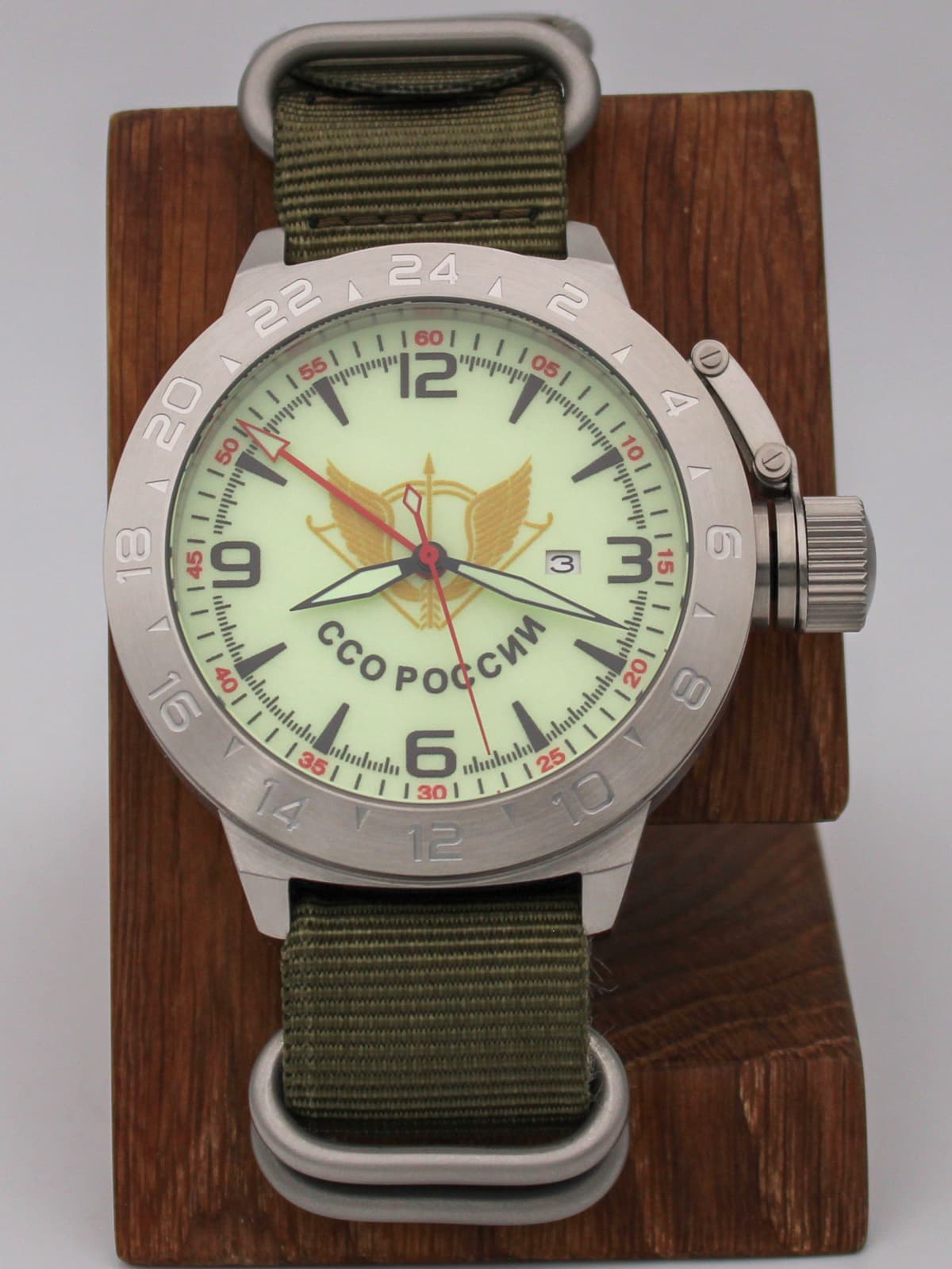 Часы ССО России механические с автоподзаводом (Seiko NH34A) 52.280.21