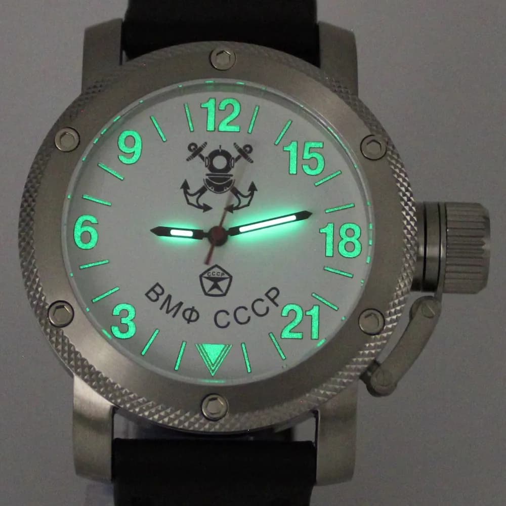 Часы ВМФ СССР механические 021.01 механизм Ракета 2623