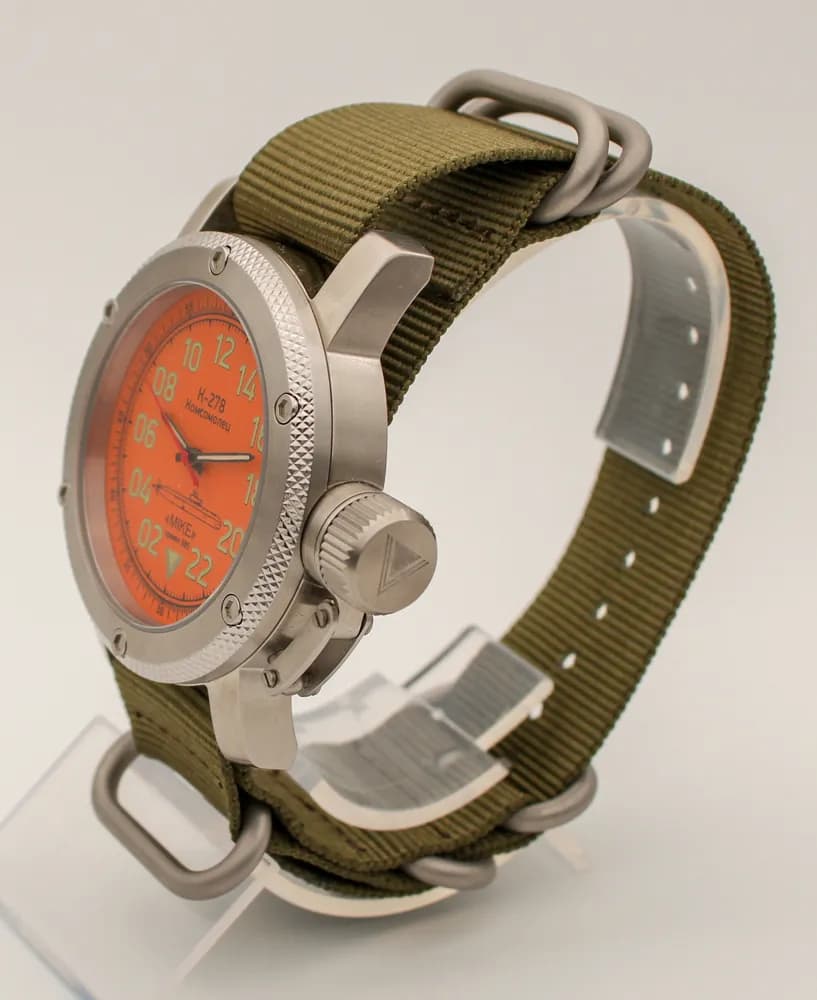 Часы К-278 / Комсомолец (Mike) 1043.21 механические с автоподзаводом (сапфировое стекло), механизм Восток 2431