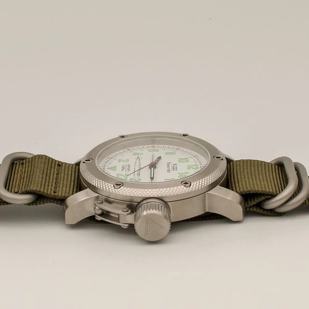 Часы К-222 / Анчар (Papa) механические с автоподзаводом (сапфировое стекло) 1031.21 механизм Восток 2431