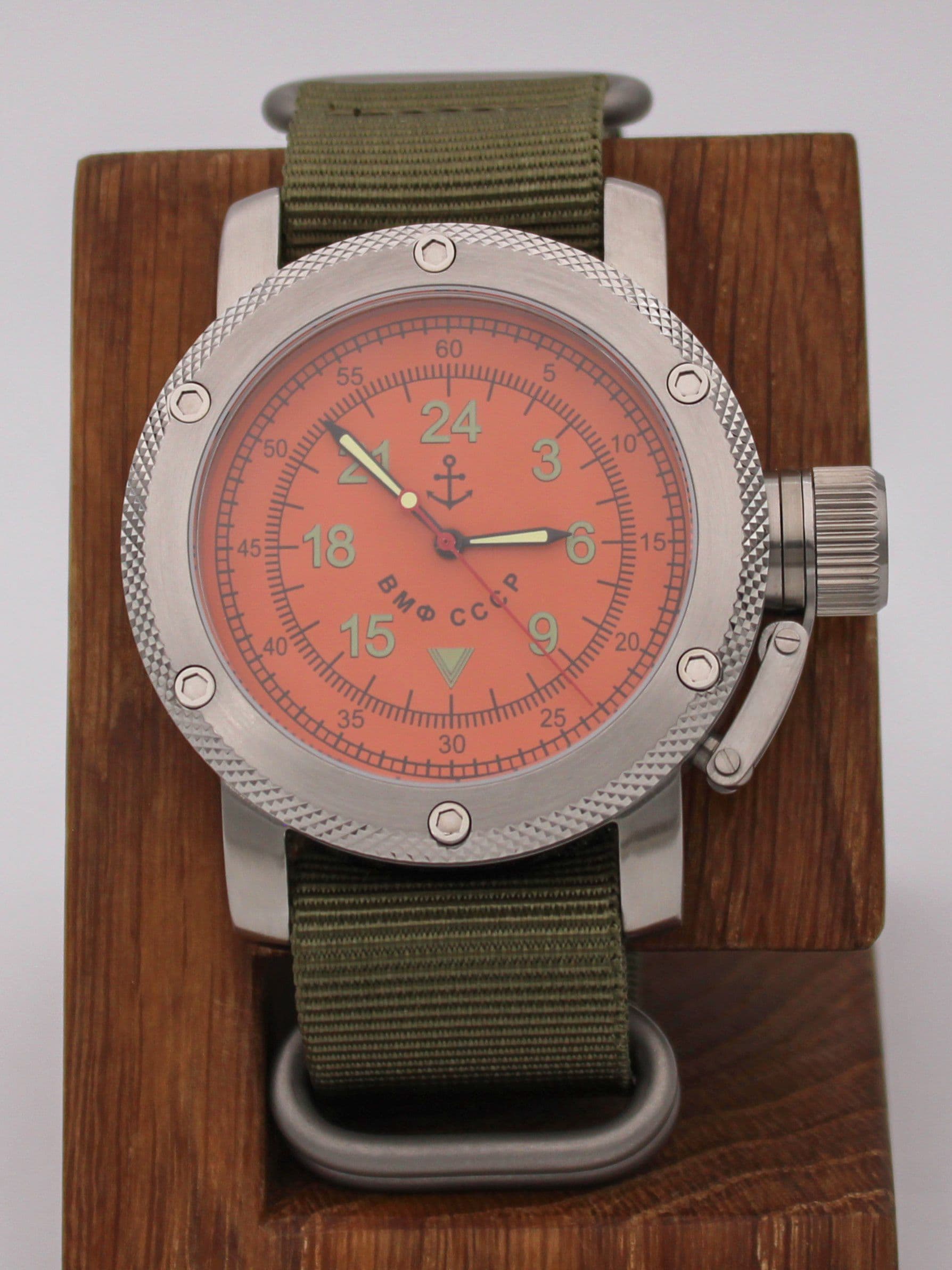 Часы ВМФ СССР механические с автоподзаводом (Восток 2431) 01.013.21