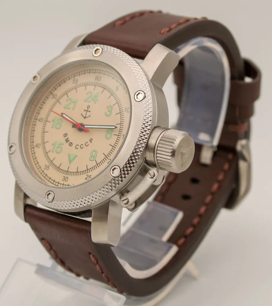 Часы ВМФ СССР механические 012.02 механизм Ракета 2623