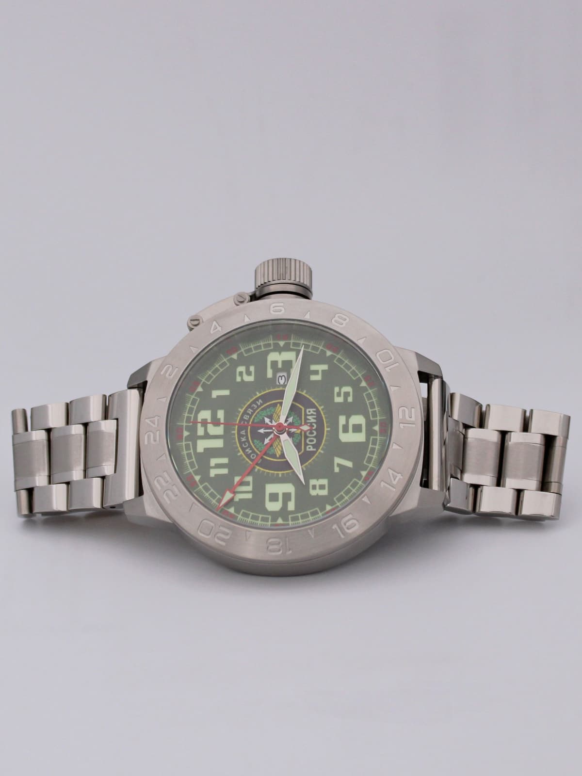 Часы Войска связи механические с автоподзаводом (Seiko NH34A) 52.198.2