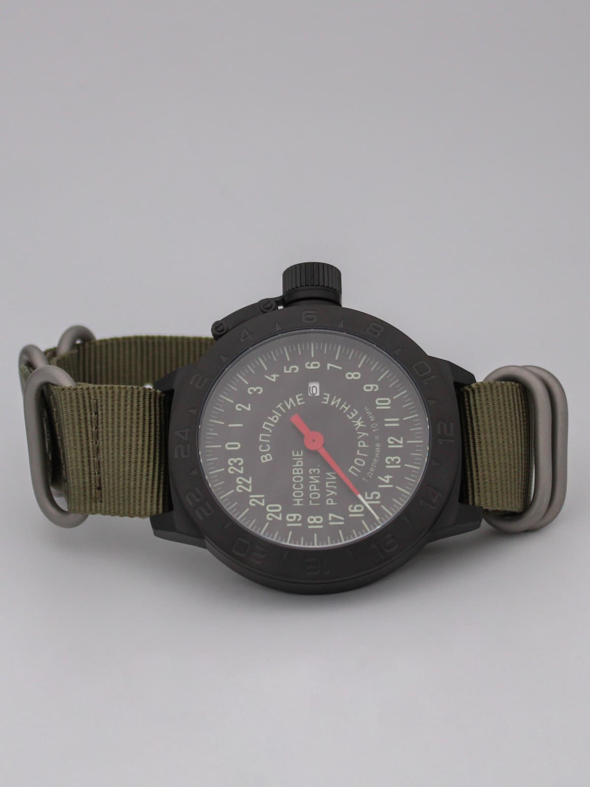 Часы Погружение / Всплытие однострелочные механические с автоподзаводом (Seiko NH34A) 152.182.21