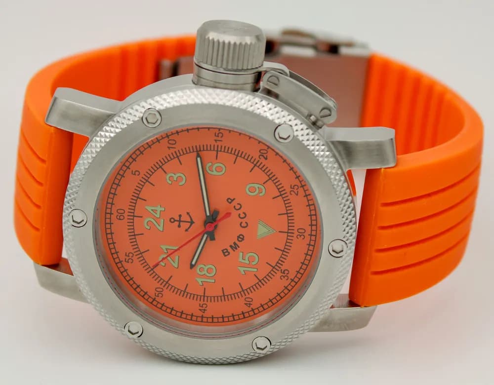 Часы ВМФ СССР механические 013.15 механизм Ракета 2623