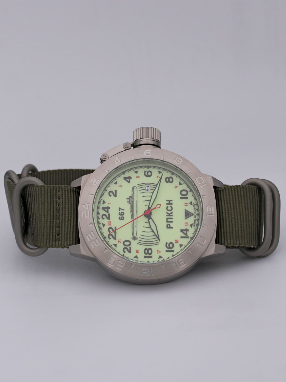 Часы 667 РПКСН кварцевые (Ronda 515.24H) Q52.038.21