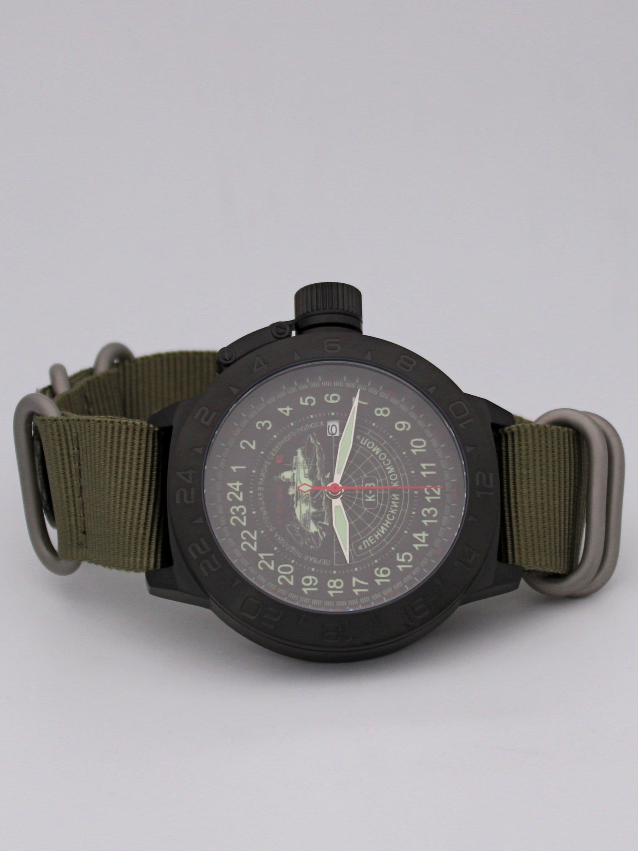 Часы К-3 "Ленинский комсомол" механические с автоподзаводом (Seiko NH34A) 152.152.21