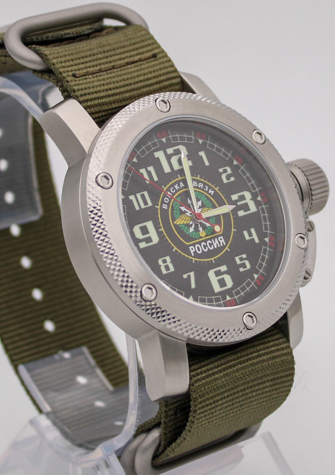 Часы ВОЙСКА СВЯЗИ РОССИИ, механизм Восток 2415.01