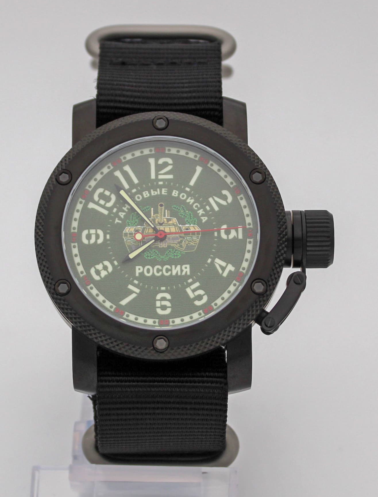 Часы Танковые войска РОССИЯ, механизм Восток 2415.01