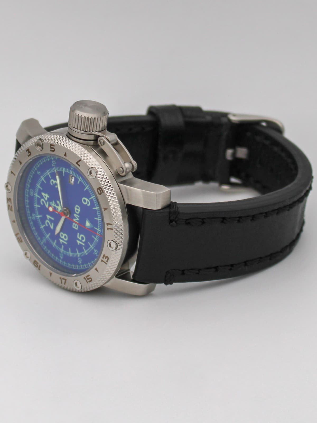 Часы ВМФ кварцевые (Ronda 515.24H) Q47.070.01