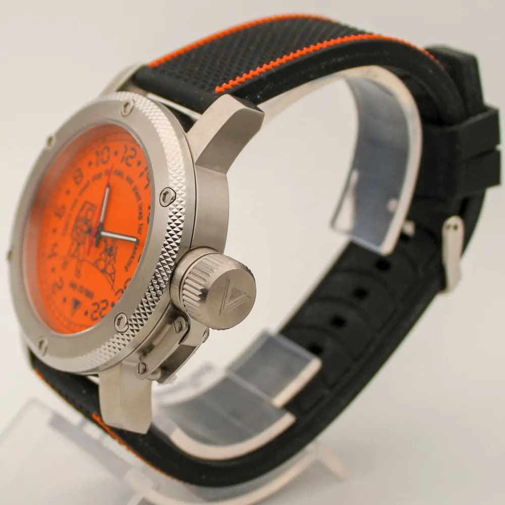 Часы Высадка на Луне механические 127.17 механизм Ракета 2623