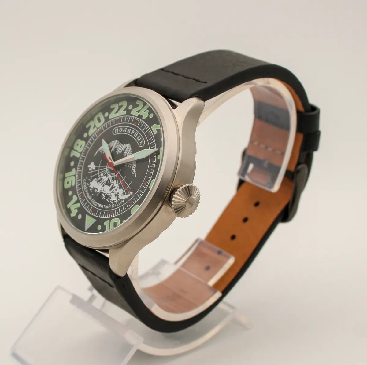 Часы Полярные "Северный Ледовитый океан" 11.228.01 механические, механизм Восток 2423 