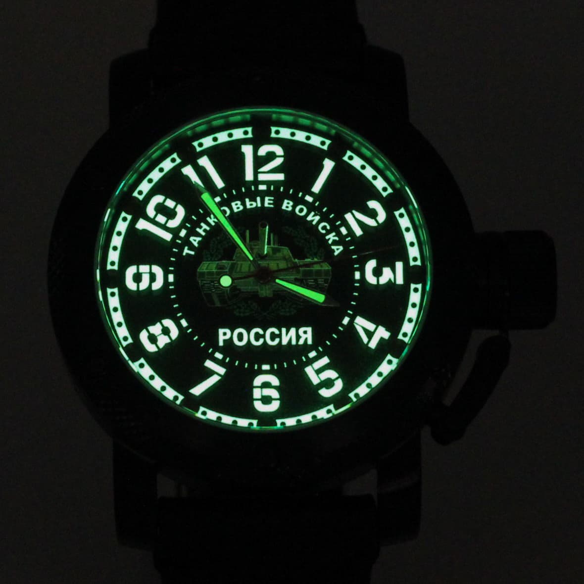 Часы Танковые войска РОССИЯ, механизм Восток 2415.01
