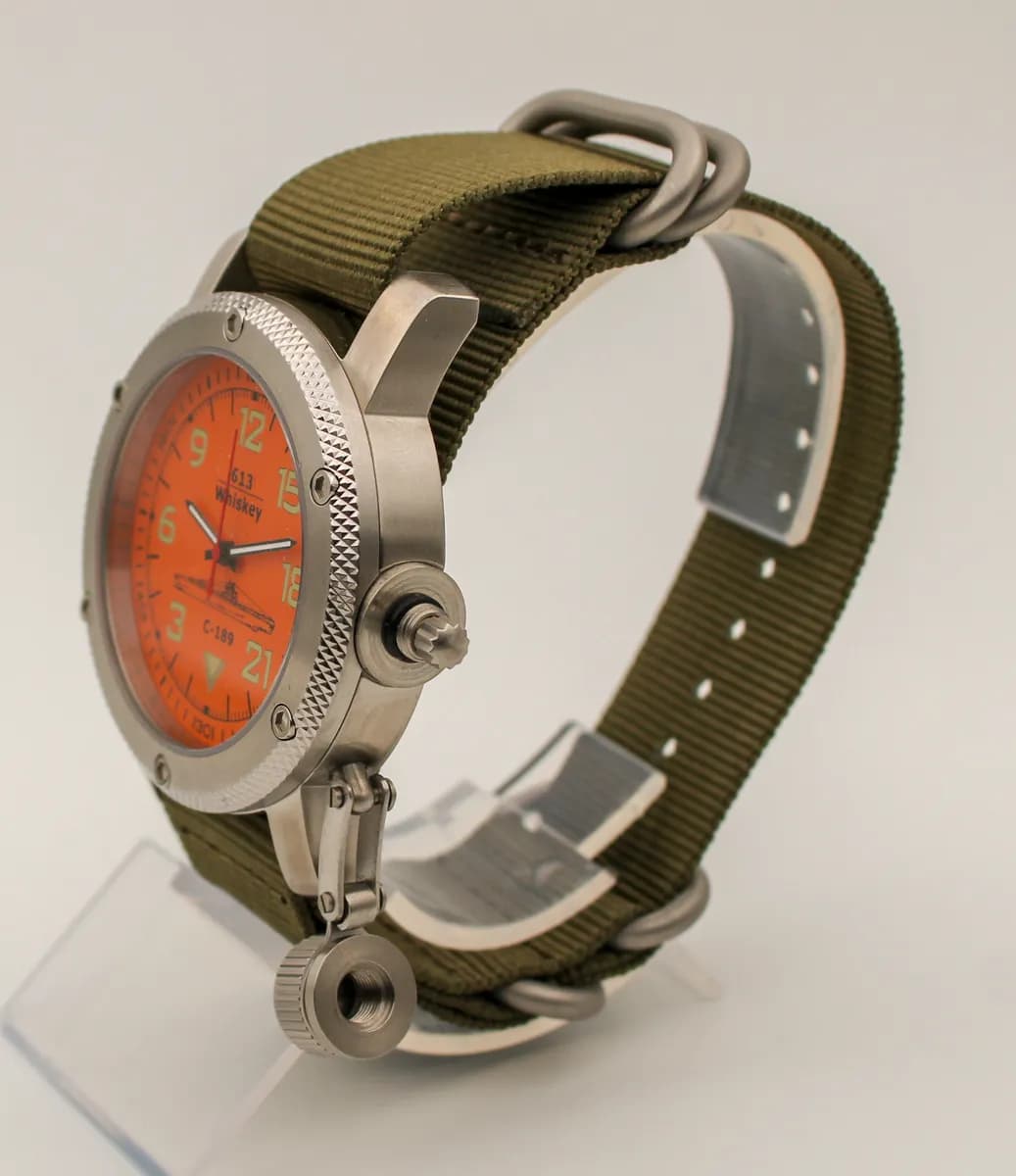 Часы наручные  С-189 (Whiskey) механические 103.21,  механизм Ракета 2623 Н