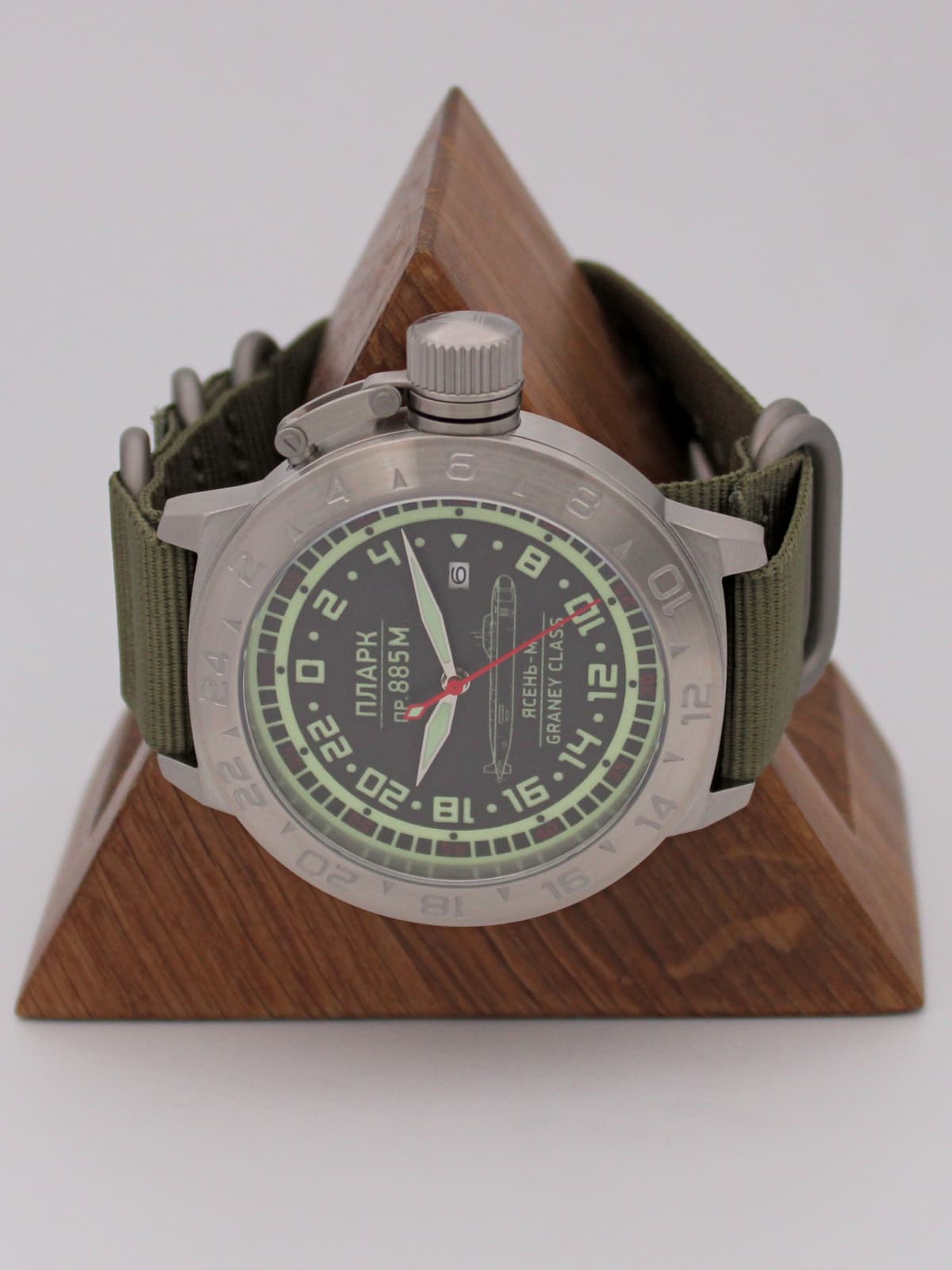 Часы ПЛАРК 885М Ясень-М (Graney class) механические с автоподзаводом (Seiko NH34A) 52.194.21