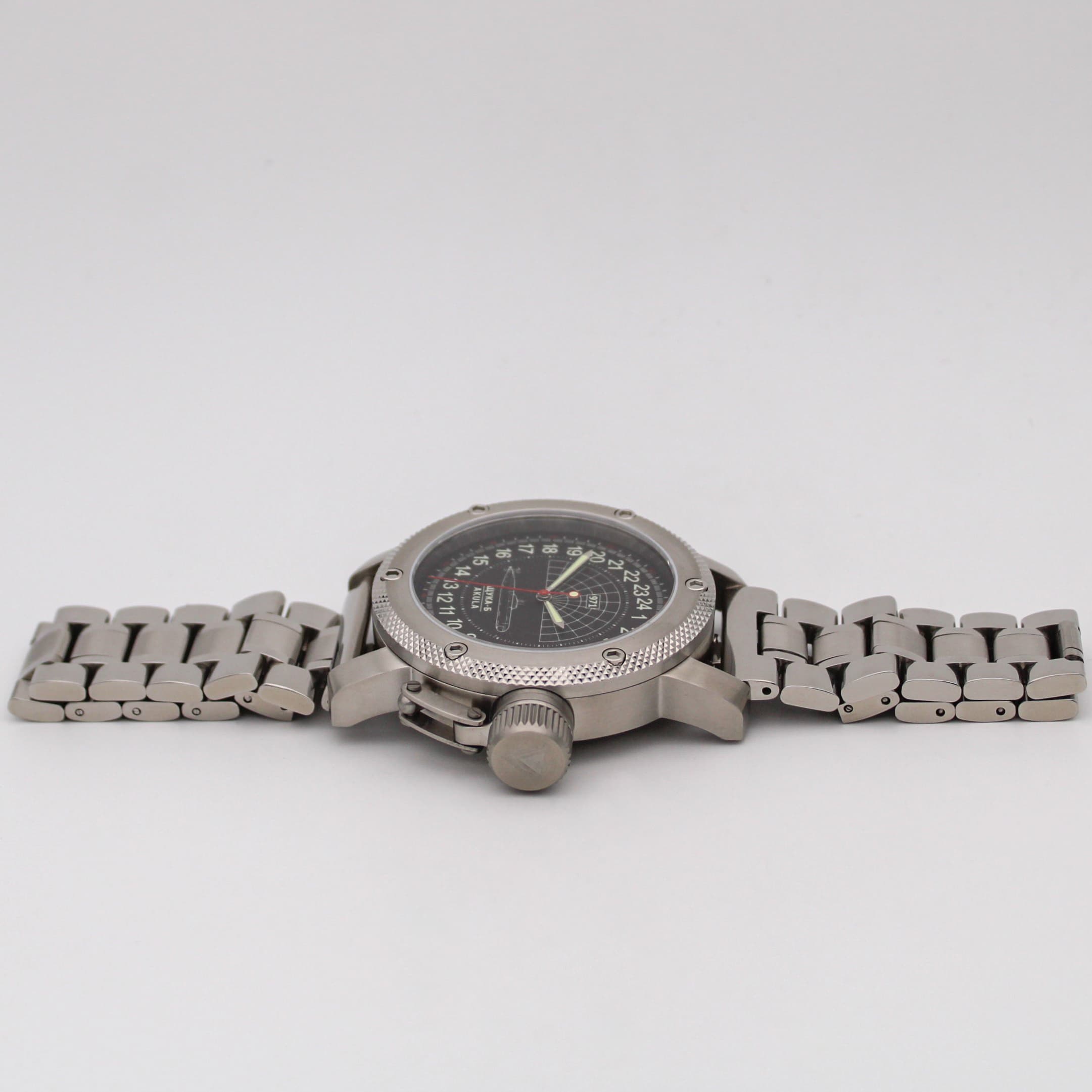 Часы 971 Щука-Б (Акула), механизм Восток 2415.01