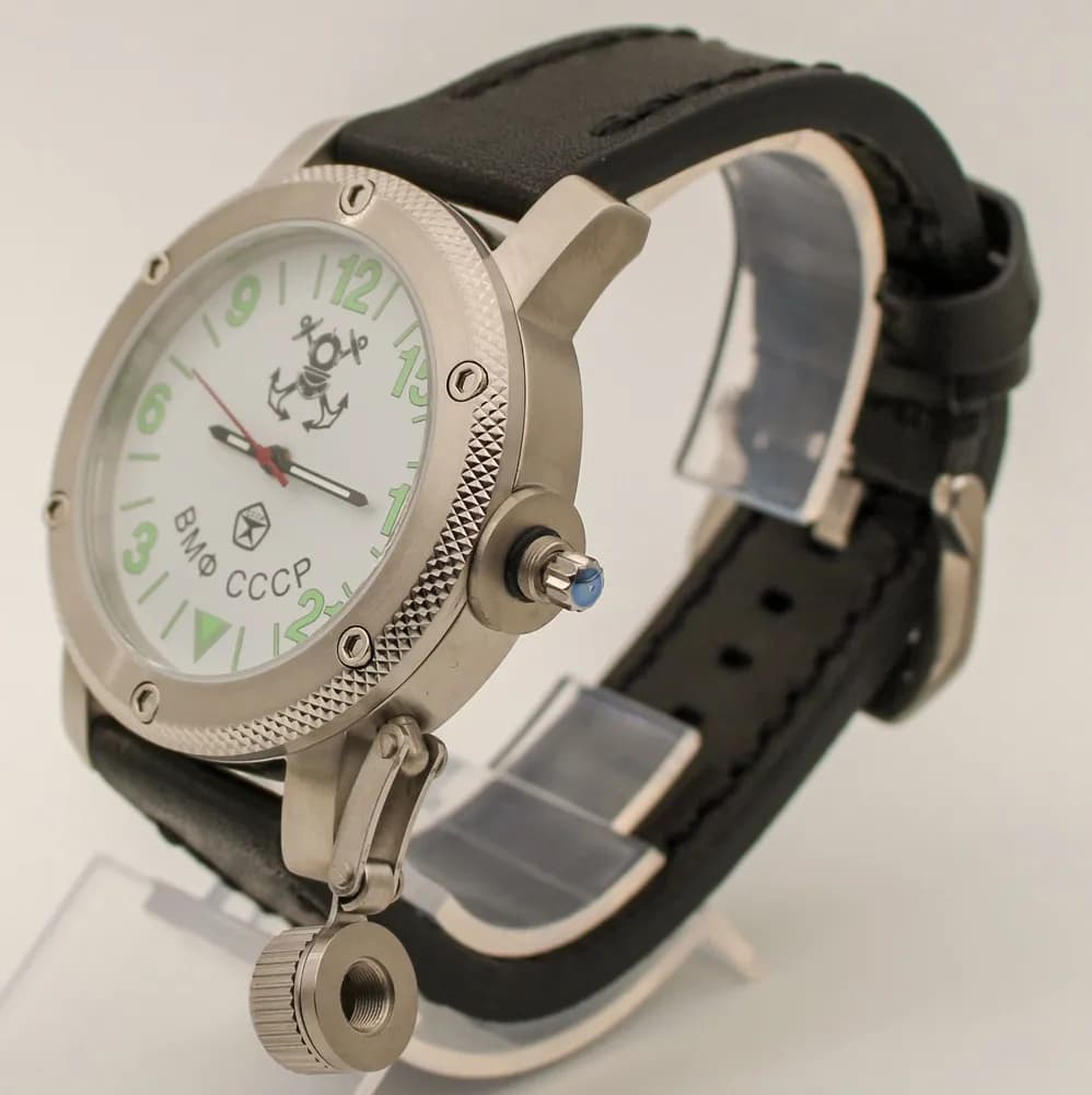 Часы ВМФ СССР механические 021.01 механизм Ракета 2623