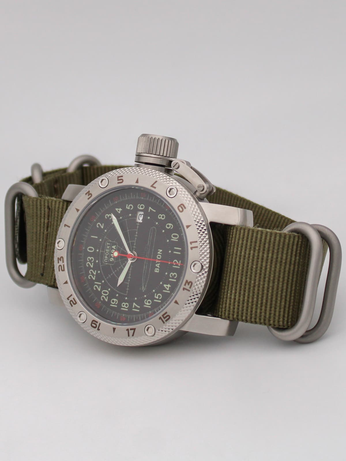 Часы 949А / Baton кварцевые (Ronda 515.24H) Q47.047.21