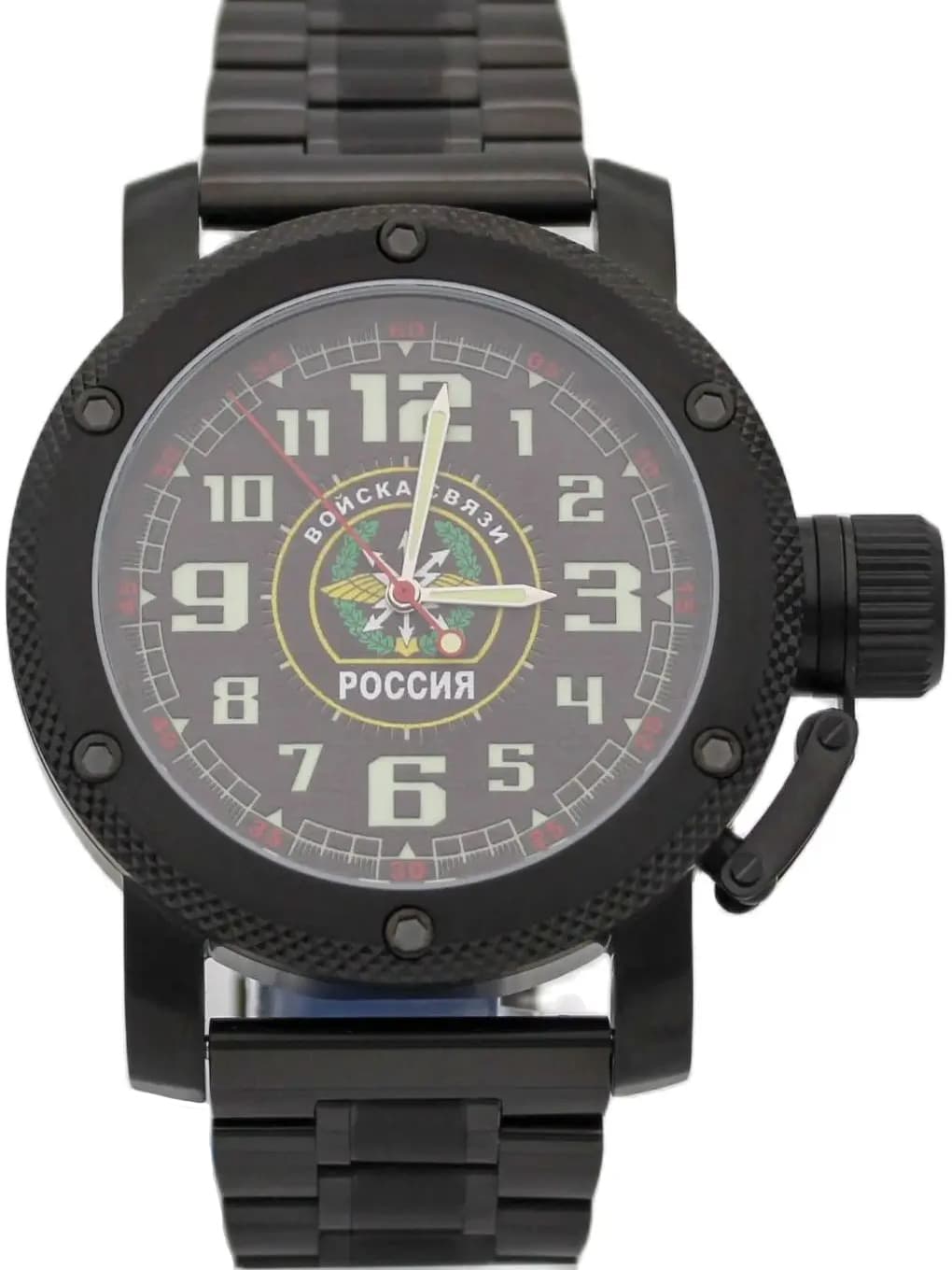 Часы ВОЙСКА СВЯЗИ РОССИИ, механизм Восток 2415.01