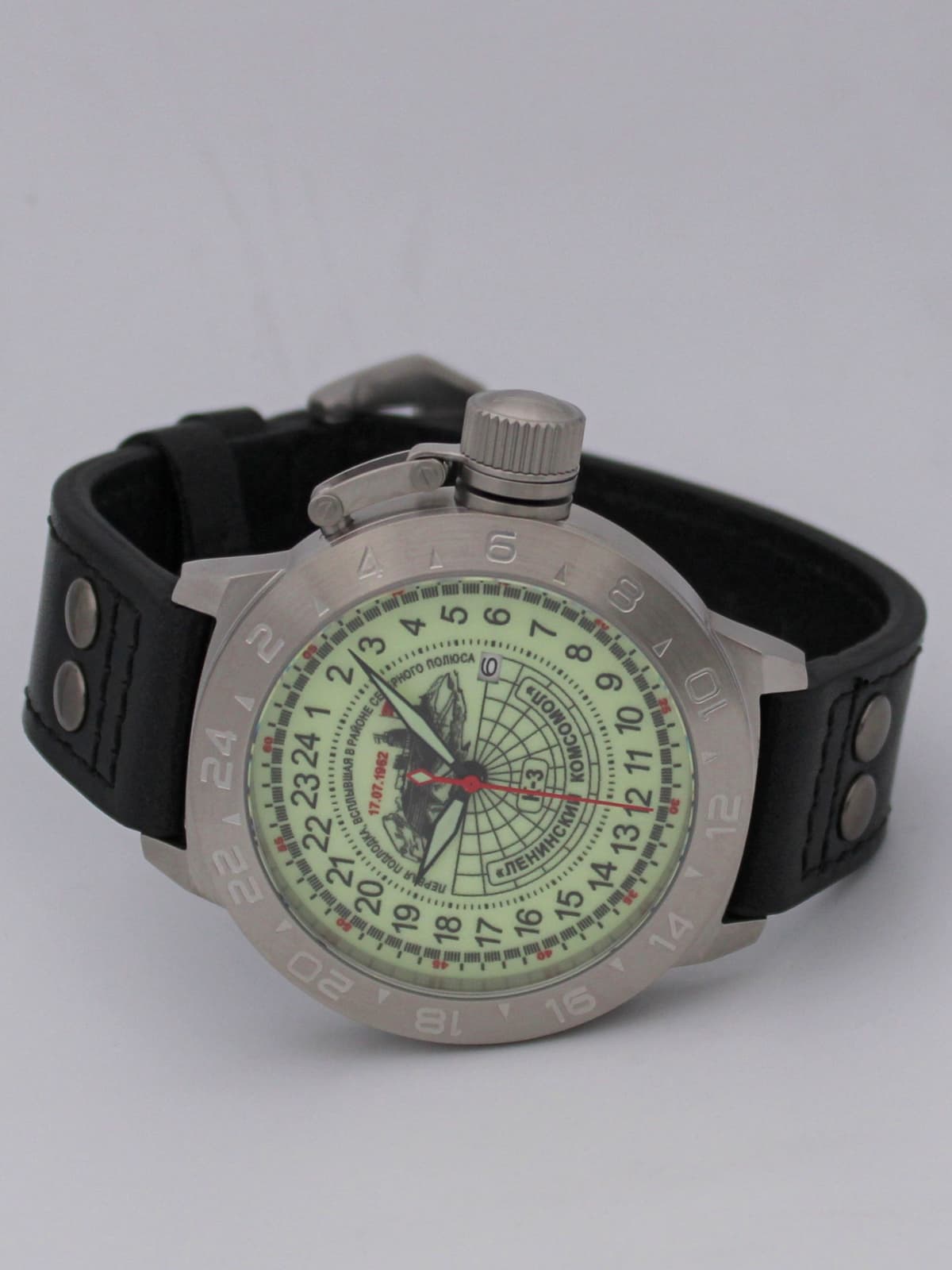 Часы К-3 "Ленинский комсомол" механические с автоподзаводом (Seiko NH34A) 52.150.01