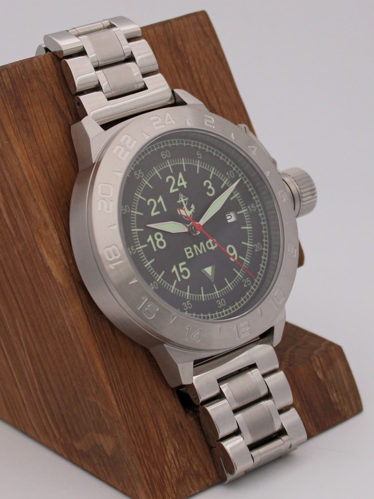 Часы ВМФ механические с автоподзаводом (Seiko NH34A) 52.060.2