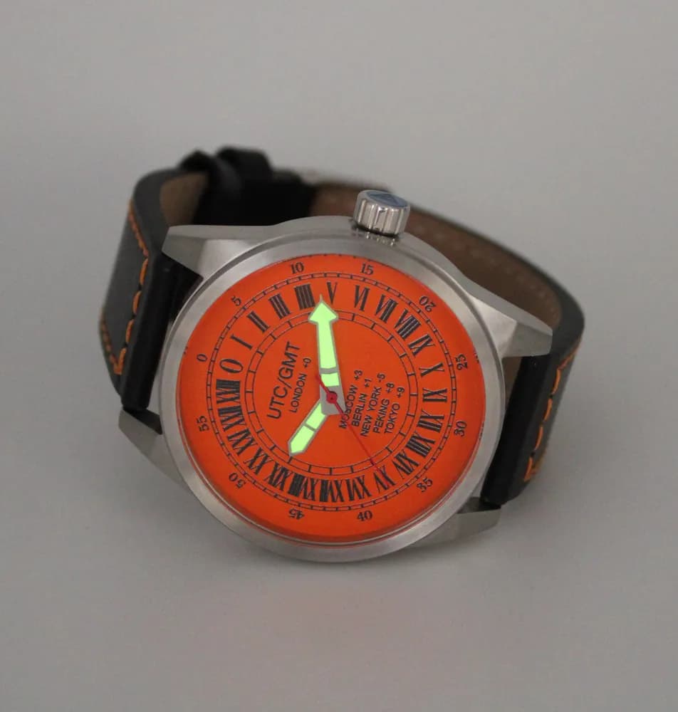 Часы UTC / GMT 21.234.015 механические, механизм Ракета 2623Н