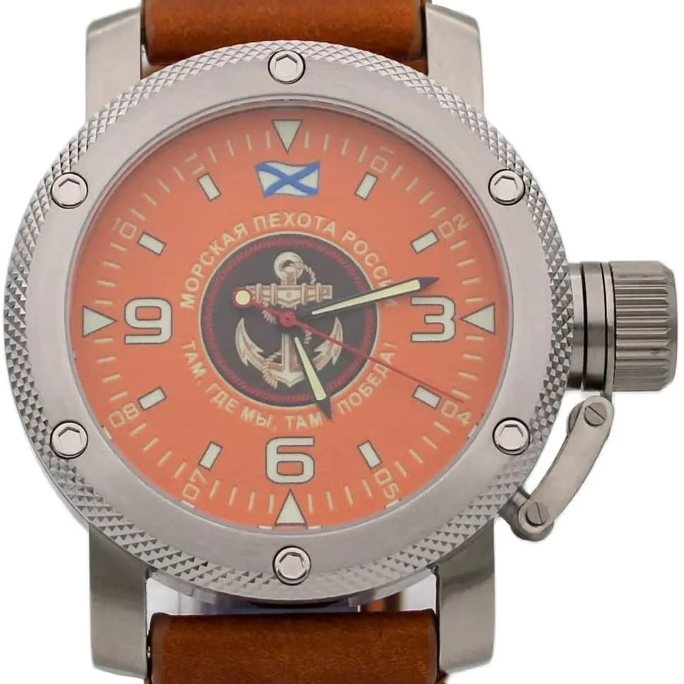 Часы Морская пехота России / там,где мы,там-победа! механизм Восток 2415.01