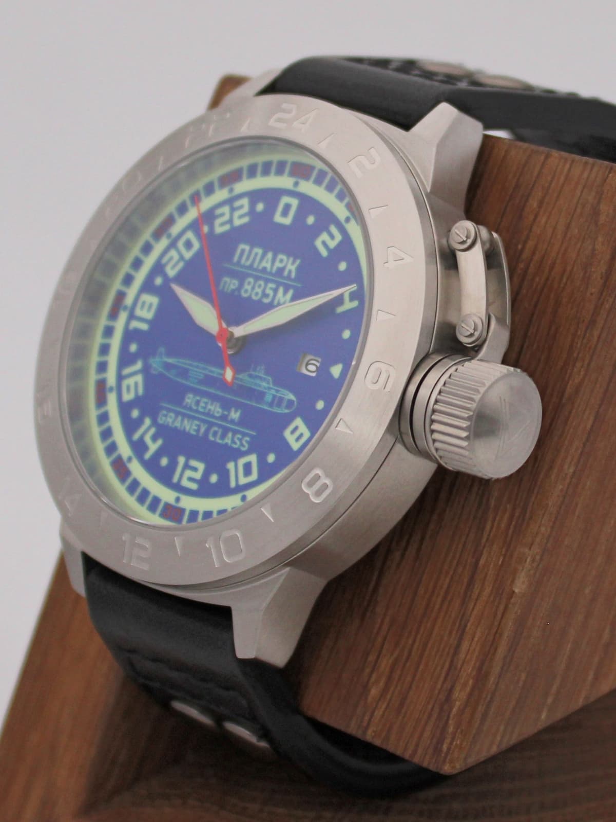 Часы ПЛАРК 885М Ясень-М (Graney class) механические с автоподзаводом (Seiko NH34A) 52.195.01