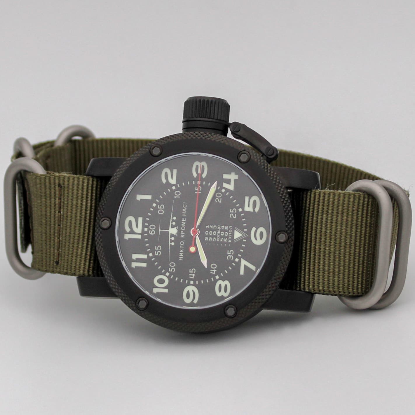 Часы ВДВ  ИЛ-76 механические (сапфировое стекло) механизм Ракета 2609