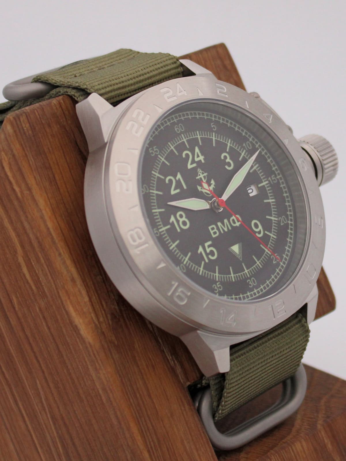 Часы ВМФ механические с автоподзаводом (Seiko NH34A) 52.060.21