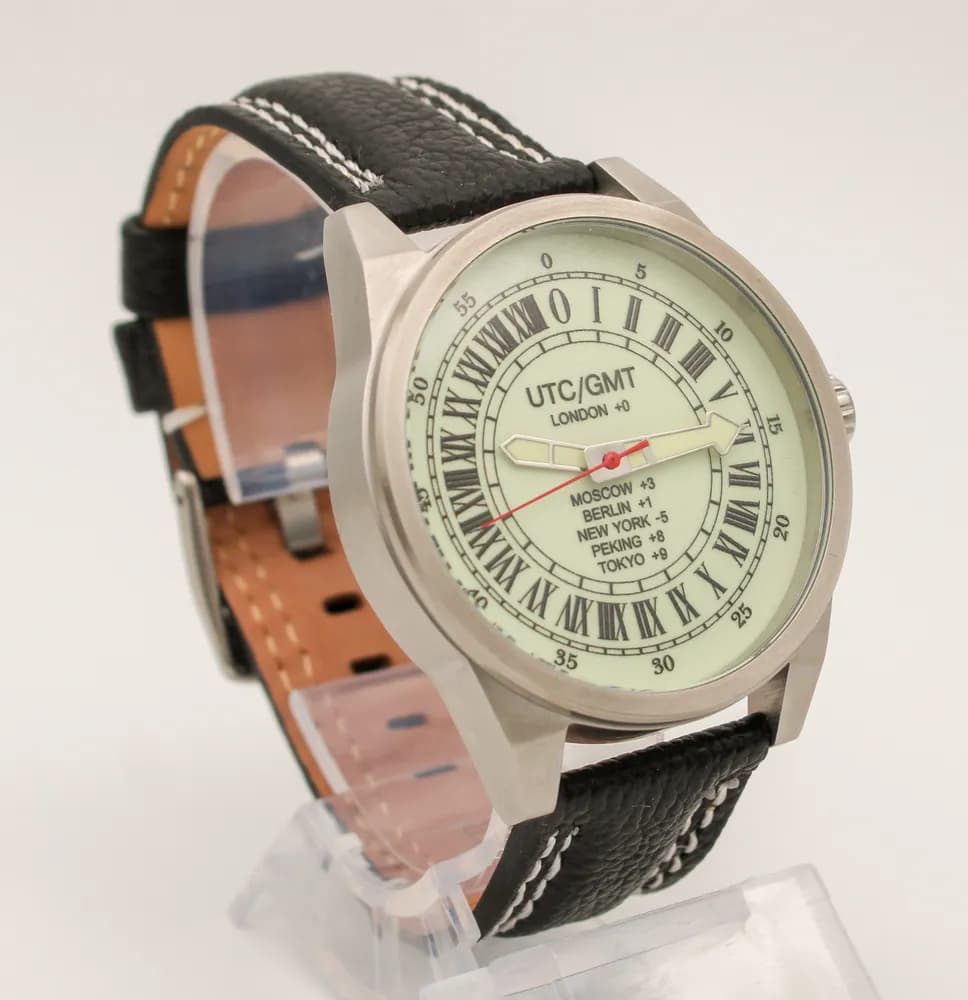 Часы UTC / GMT 21.229.011 механические, механизм Ракета 2623Н