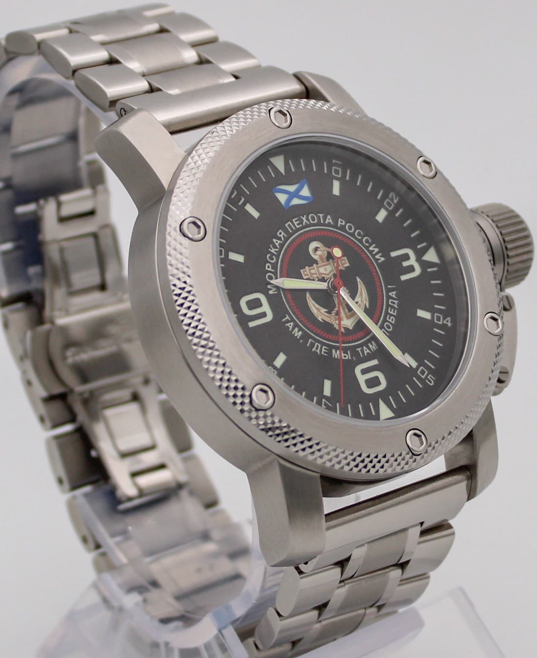 Часы Морская пехота России / там,где мы,там-победа! механизм Восток 2415.01