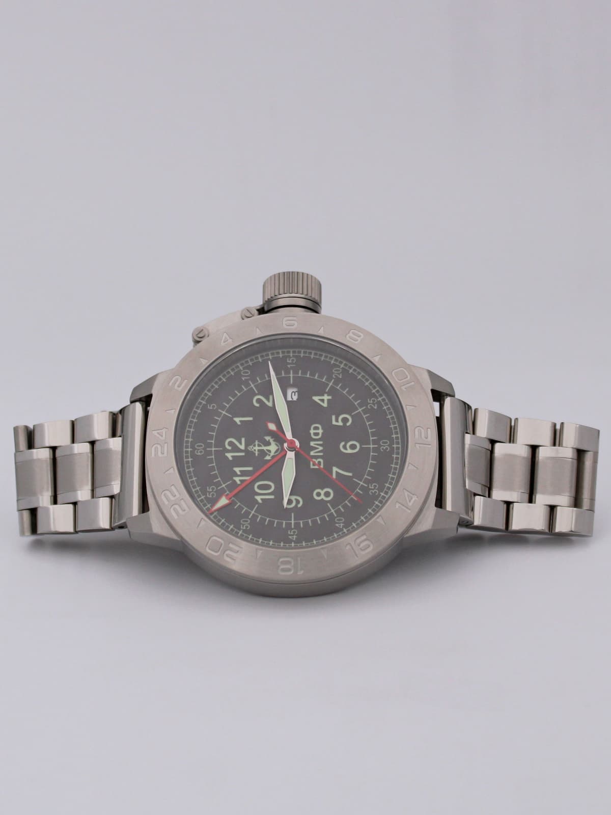 Часы ВМФ механические с автоподзаводом (Seiko NH34A) 52.321.2