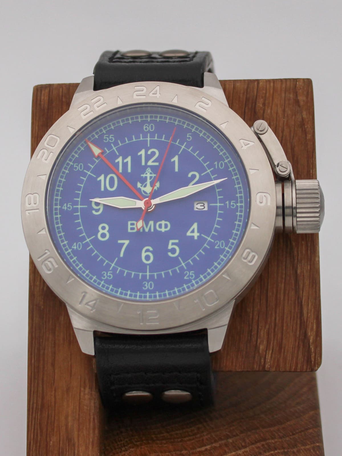 Часы ВМФ механические с автоподзаводом (Seiko NH34A) 52.322.01