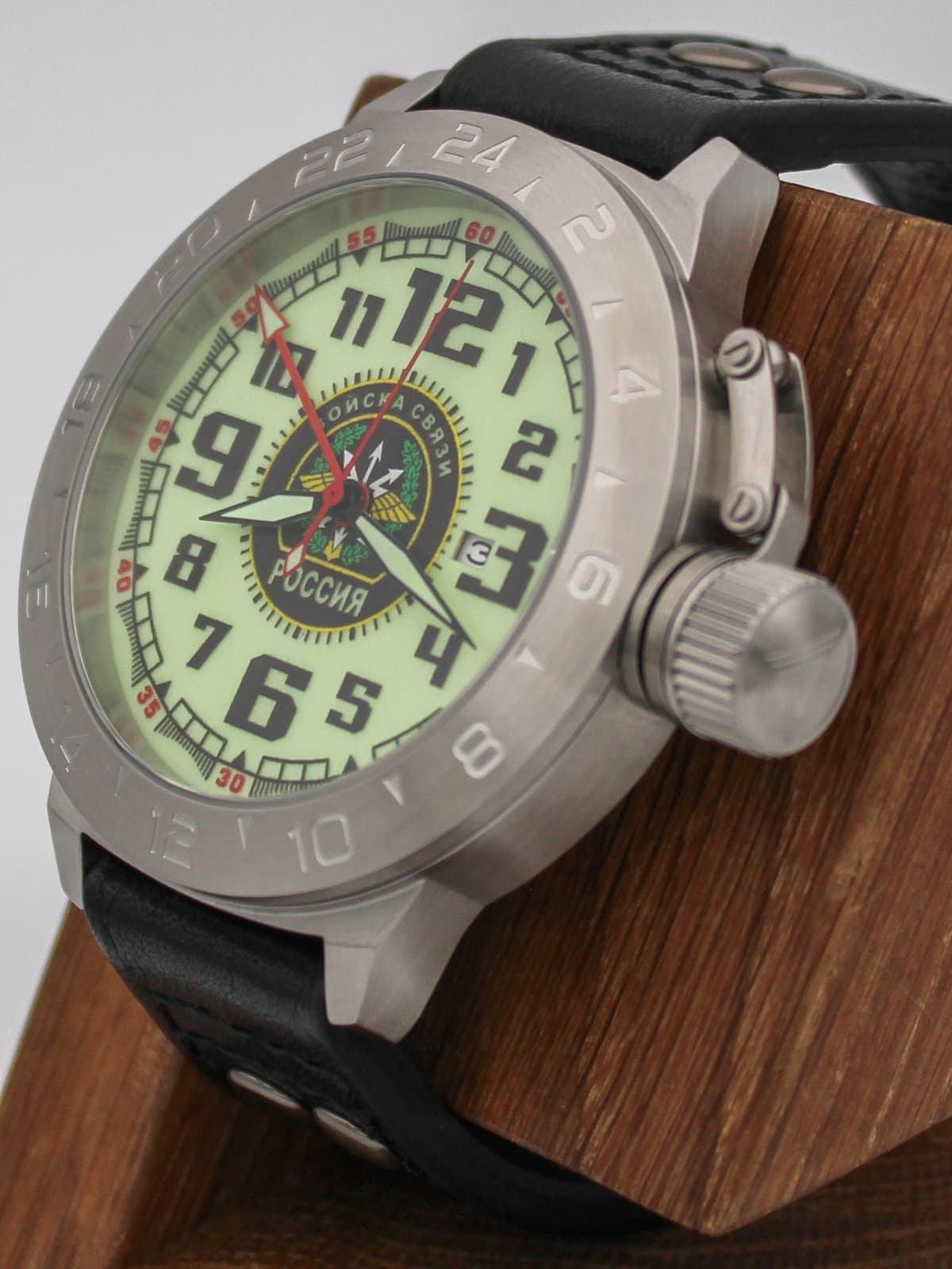 Часы Войска связи механические с автоподзаводом (Seiko NH34A) 52.196.01