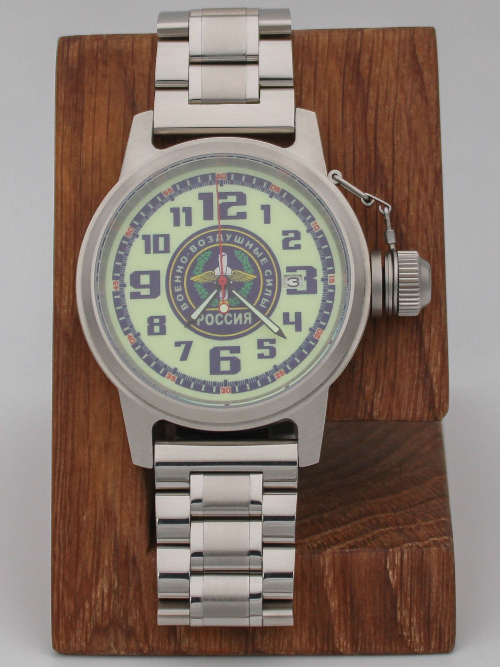 Часы ВВС механические с автоподзаводом (Seiko NH35A) 45.208.2