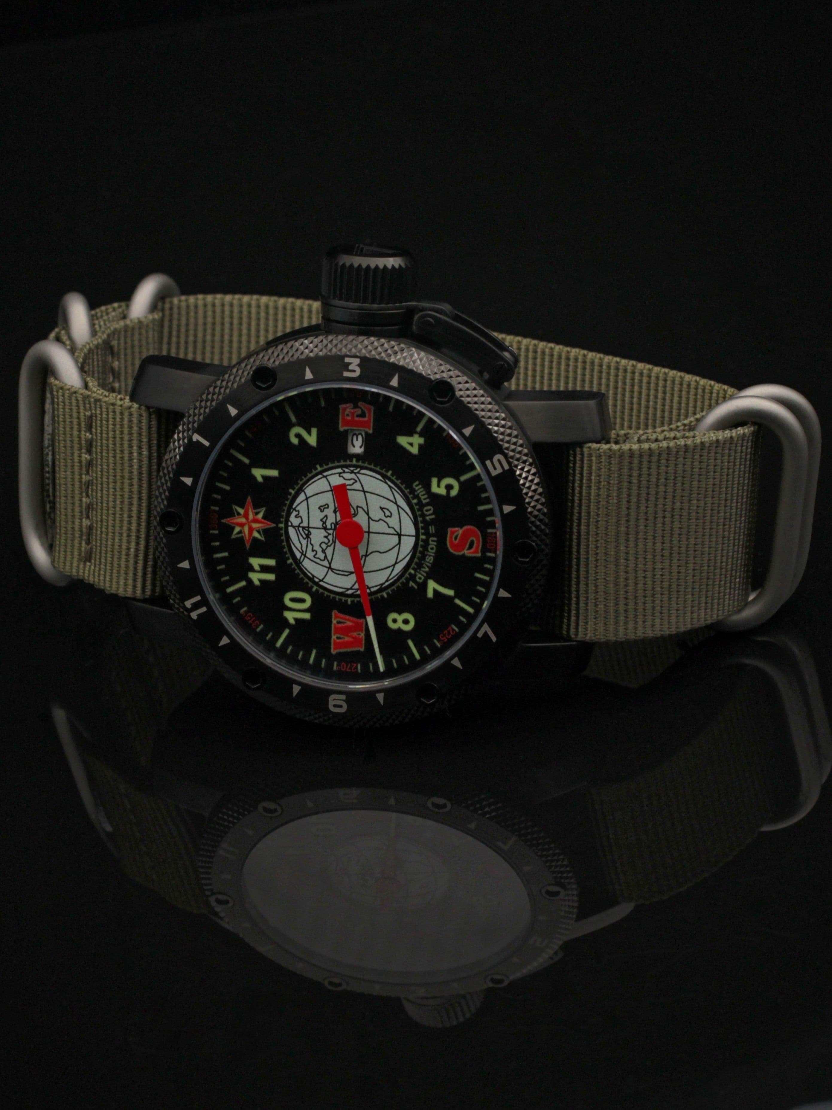 Часы Компас однострелочные механические с автоподзаводом (Seiko NH35A) 147.185.21