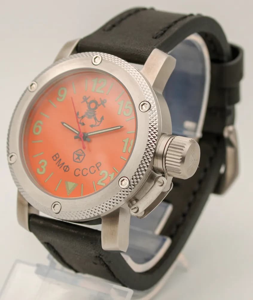 Часы наручные  ВМФ СССР  023.01  механические, механизм Ракета 2623Н