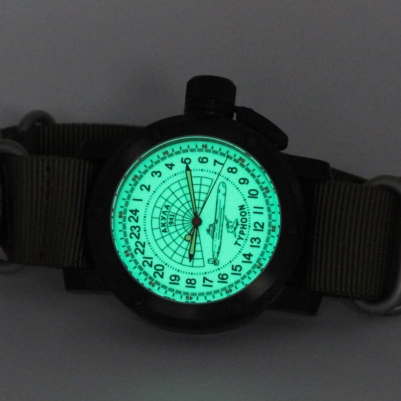 Часы 941 / Акула (Typhoon) механизм Восток 2431