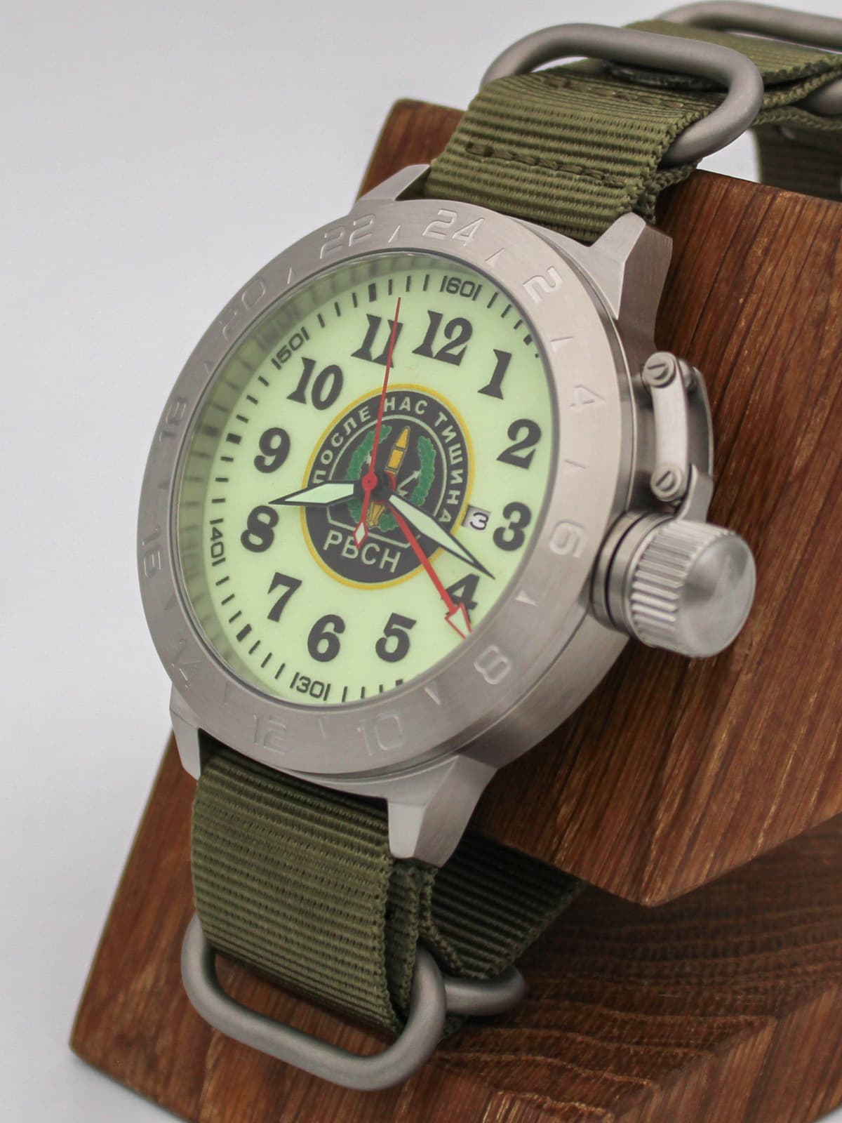 Часы РВСН механические с автоподзаводом (Seiko NH34A) 52.307.21