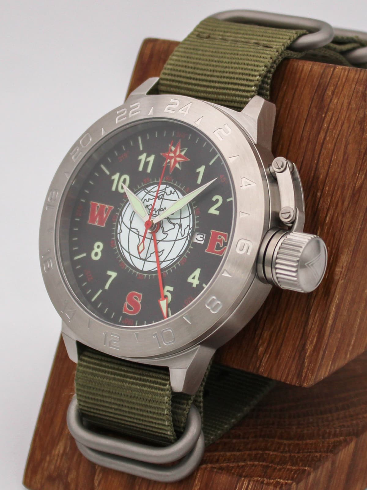 Часы Компас механические с автоподзаводом (Seiko NH34A) 52.187.21