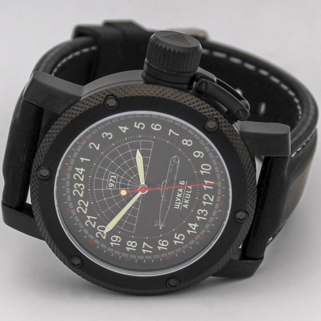 Часы 971 Щука-Б (Акула), механизм Восток 2415.01