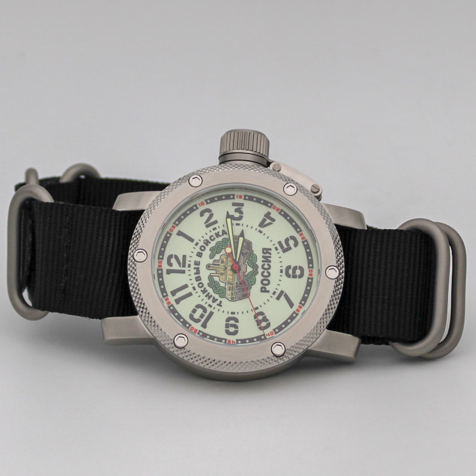 Часы Танковые войска РОССИЯ, механизм Восток 2415.01